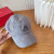 Loro Piana Suede Baseball Cap with Adjustable strap in grey