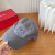 Loro Piana Suede Baseball Cap with Adjustable strap in grey