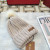 Loro Piana Women's Cashmere Beanie with Pom-Pom in beige