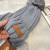 Loro Piana Women's Cashmere Beanie with Pom-Pom in dusty blue