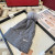 Loro Piana Women's Cashmere Chunky Cable Knit Beanie with Pom-Pom in Gray