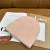 Loro Piana Women's Ribbed Knit Beanie with White Featuring Logo Detail in Pink