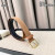 Loro Piana Alsavel Belt Split Calf Suede Leather Strap 30mm with Gold Buckle in Camel