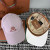 Loro Piana cotton Baseball Cap with Elasticated back in light purple and red brown