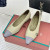 Loro Piana Women's Rebecca Flat Ballet Sandals / Dry Tarragon/Ra/drop