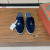 Loro Piana Women's Babouche Charms Walk Moccas/ Flat Shoes / Blue