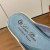 Loro Piana Women's Babouche Charms Walk Moccas/ Flat Shoes / Gray