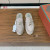 Loro Piana Women's Babouche Charms Walk Moccas/ Flat Shoes / Light Gray