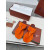 Loro Piana Women's M/dil Sandals / Orange Sale