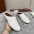 Loro Piana Women's Cowhide Sandals / White With Air Holes