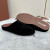 Loro Piana Women's Suede Sandals / Black