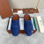 Loro Piana Women's Suede Sandals / Navy Blue