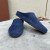 Loro Piana Women's Suede Sandals / Navy Blue