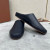 Loro Piana Women's Cowhide Sandals / Navy Blue