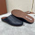 Loro Piana Women's Cowhide Sandals / Navy Blue