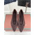 Loro Piana Women's Primula Flat Barefoot Suede Sandals / Old Red Sandalwood