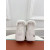 Loro Piana Women's Fleece-l/ed High-Top Suede Sneakers / White