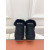 Loro Piana Women's Fleece-l/ed High-Top Suede Sneakers / Black