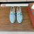 Loro Piana Men/Women's Sea-Sail Walk Moccas/ Flat Shoes / Light Blue
