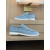 Loro Piana Men/Women's Summer Walk Moccas/ Flat Shoes / Light Blue