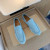 Loro Piana Men/Women's Summer Walk Moccas/ Flat Shoes / Light Blue