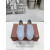 Loro Piana Men/Women's Summer Walk Moccas/ Flat Shoes / Sky Blue