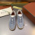 Loro Piana Men's Tennis Walk Suede Sneakers / Light Blue