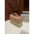 Loro Piana Women's Extra Small Rattan Pocket Bag / Malt/Nude P/k