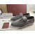 Loro Piana Summer Charms Walk Loafers Unisex Suede Gray
